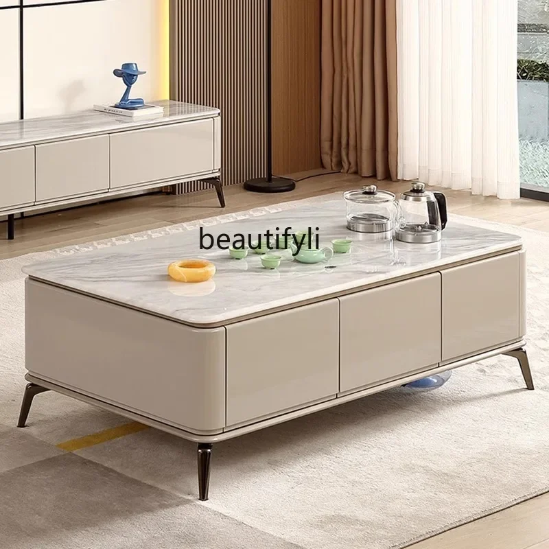 Light Luxury Super Crystal Stone Coffee Table TV Cabinet Set Living Room Household Tea Table with Integrated Kettle
Light Luxury Super Crystal Stone Coffee Table TV Cabinet Set Living Room Household Tea Table with Integrated Kettle