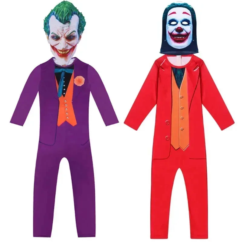 Boys Circus Clown Clothes Children Halloween Costumes Kids Cosplay Joker Clothing Jumpsuit Child Performance
Boys Circus Clown Clothes Children Halloween Costumes Kids Cosplay Joker Clothing Jumpsuit Child Performance