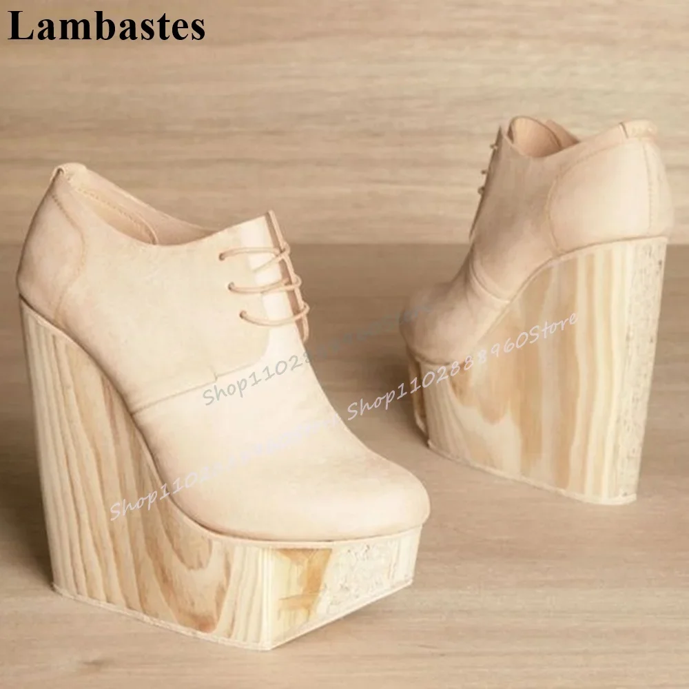 Western Solid Nude Platform Pumps Wedges High Heel Shoes For Women Cross Tied Pointed Toe 2025 Fashionable Zapatillas Mujer
Western Solid Nude Platform Pumps Wedges High Heel Shoes For Women Cross Tied Pointed Toe 2025 Fashionable Zapatillas Mujer