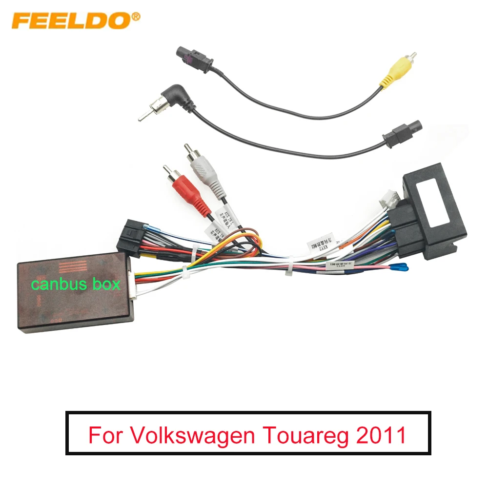 FEELDO Car Audio 16pin Wiring Harness Wire cable For Volkswagen Touareg 2011 Stereo Installation Wire Adapter
FEELDO Car Audio 16pin Wiring Harness Wire cable For Volkswagen Touareg 2011 Stereo Installation Wire Adapter