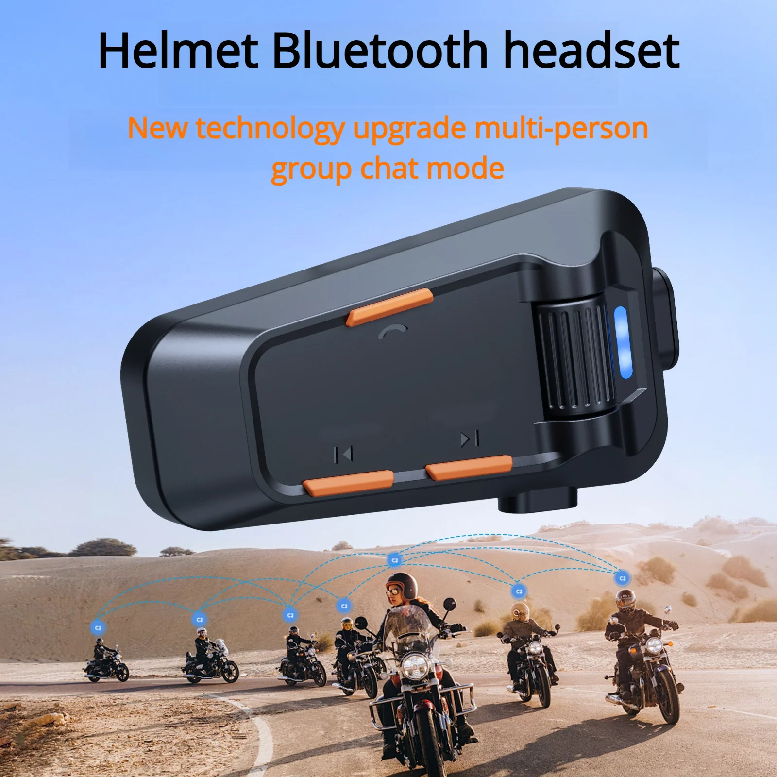 Мотоциклетный шлем Bluetooth-гарнитура Водонепроницаемая система внутренней связи Multi-Rider для группового чата Дальней связи
Мотоциклетный шлем Bluetooth-гарнитура Водонепроницаемая система внутренней связи Multi-Rider для группового чата Дальней связи