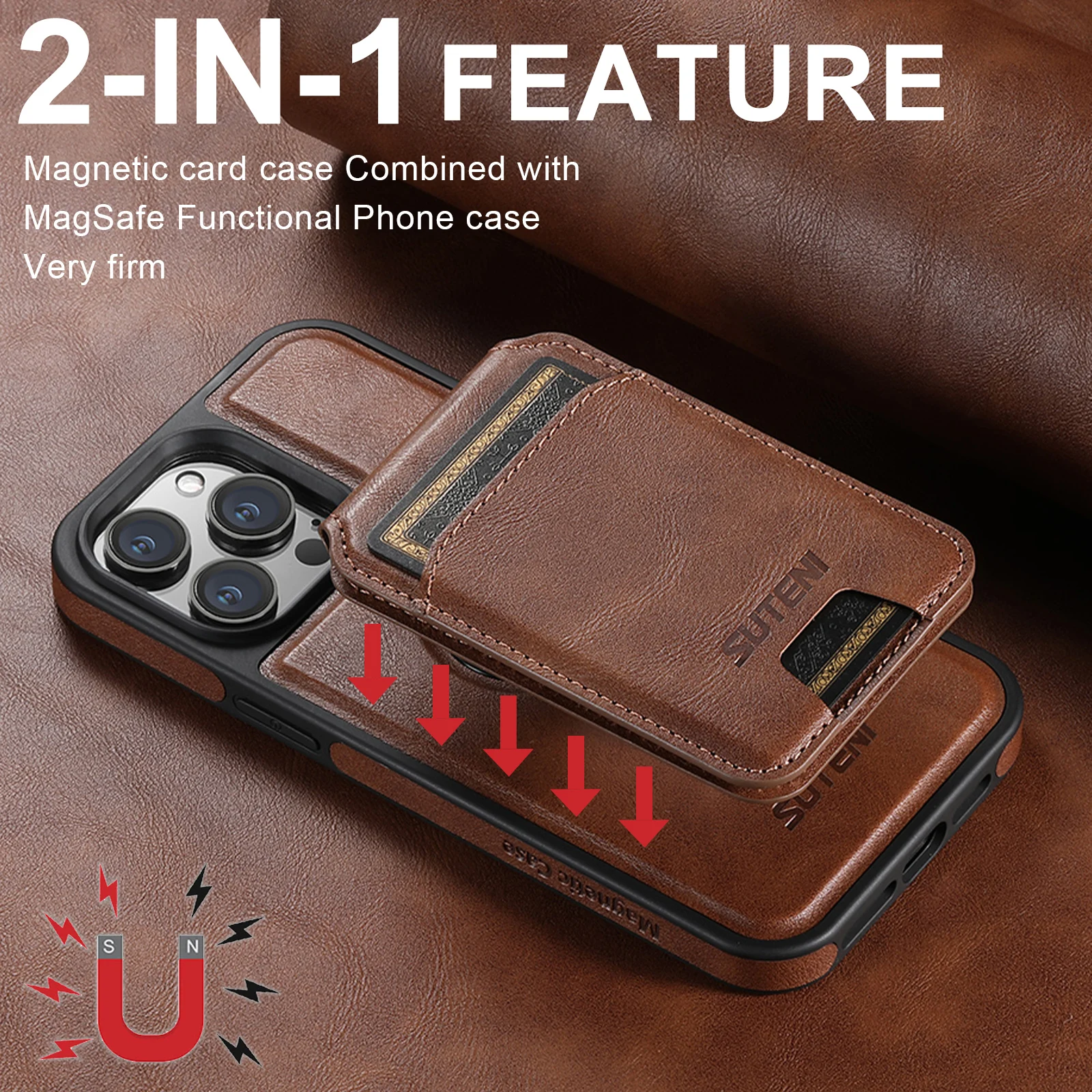 Card Holder Case for iPhone 17 Pro Max,17 Air,16 Plus,15,14,13,12 promax Magnetic Card Slot Leather Wallet Pocket Phone Cover
Card Holder Case for iPhone 17 Pro Max,17 Air,16 Plus,15,14,13,12 promax Magnetic Card Slot Leather Wallet Pocket Phone Cover