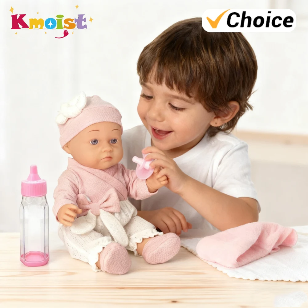 12 Inch Simulated Baby Role-Playing Doll Vinyl Cute Boy Doll Toy for Children Interactive Accessories Set Baby Doll Toys Gifts
12 Inch Simulated Baby Role-Playing Doll Vinyl Cute Boy Doll Toy for Children Interactive Accessories Set Baby Doll Toys Gifts