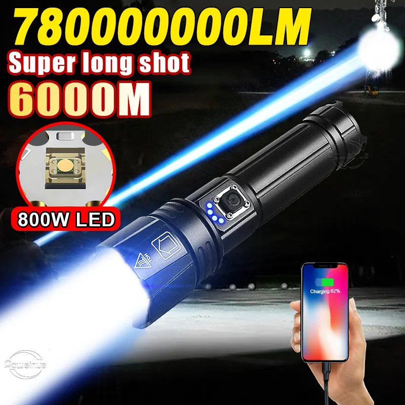 2026 NEW Most Powerful LED Flashlight High Power Flashlight USB Rechargeable Torch Light Tactical Lantern Long Shot Hand Lamp
2026 NEW Most Powerful LED Flashlight High Power Flashlight USB Rechargeable Torch Light Tactical Lantern Long Shot Hand Lamp