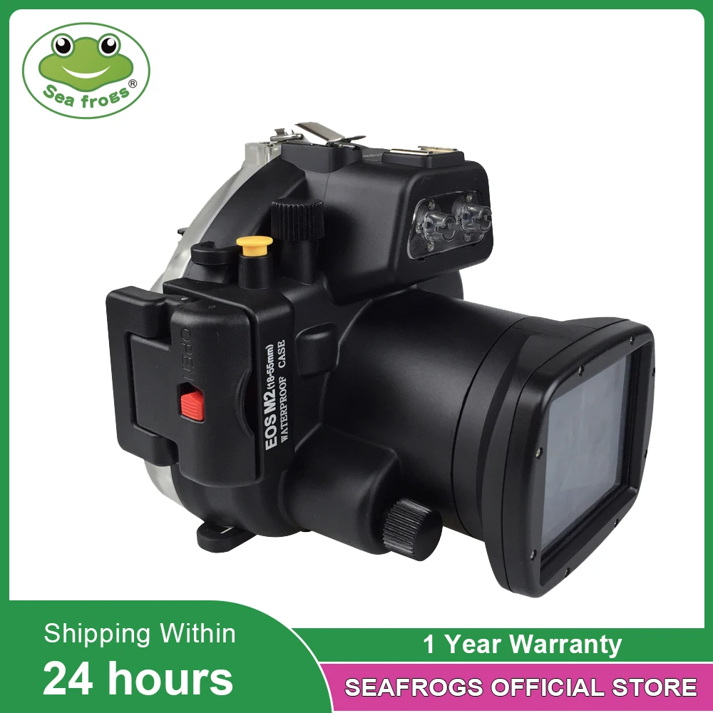 For Canon EOS M2 Camera Waterproof Housing Case Scuba Diving Underwater 40m Photography Videography Photo Equipment Glasses Free
For Canon EOS M2 Camera Waterproof Housing Case Scuba Diving Underwater 40m Photography Videography Photo Equipment Glasses Free