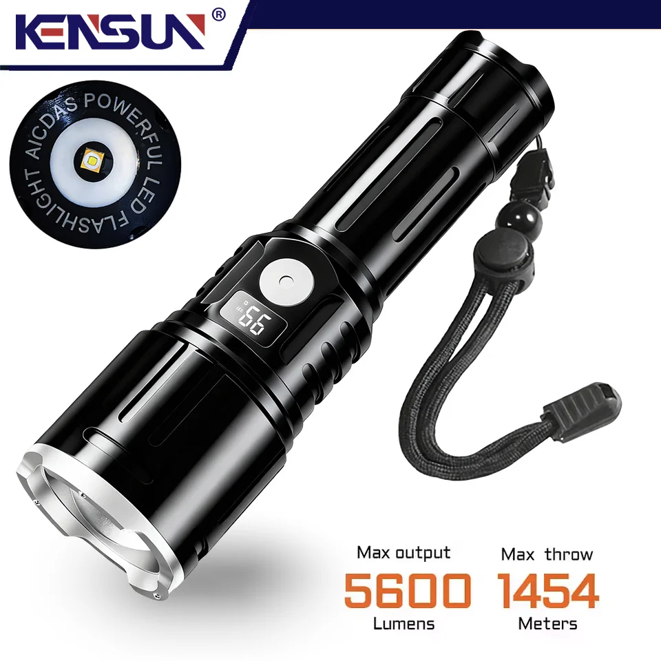 High Power Tactical Torch Most Powerful LED Flashlight Long Shot Zoomable Lantern For Camping Outdoor Built-in 26650 Battery
High Power Tactical Torch Most Powerful LED Flashlight Long Shot Zoomable Lantern For Camping Outdoor Built-in 26650 Battery