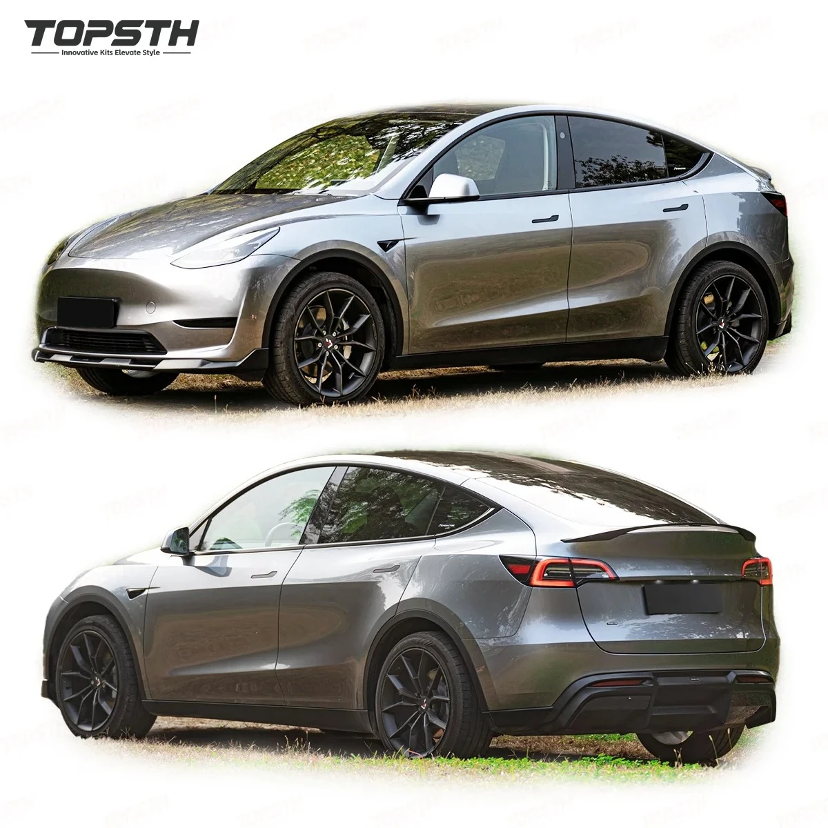 2021-2024 Tesla Model Y, комплект кузова из сухого углеродного волокна, полная внешняя модернизация, включая переднюю губу, боковые юбки, задний диффузор, бампер
2021-2024 Tesla Model Y, комплект кузова из сухого углеродного волокна, полная внешняя модернизация, включая переднюю губу, боковые юбки, задний диффузор, бампер