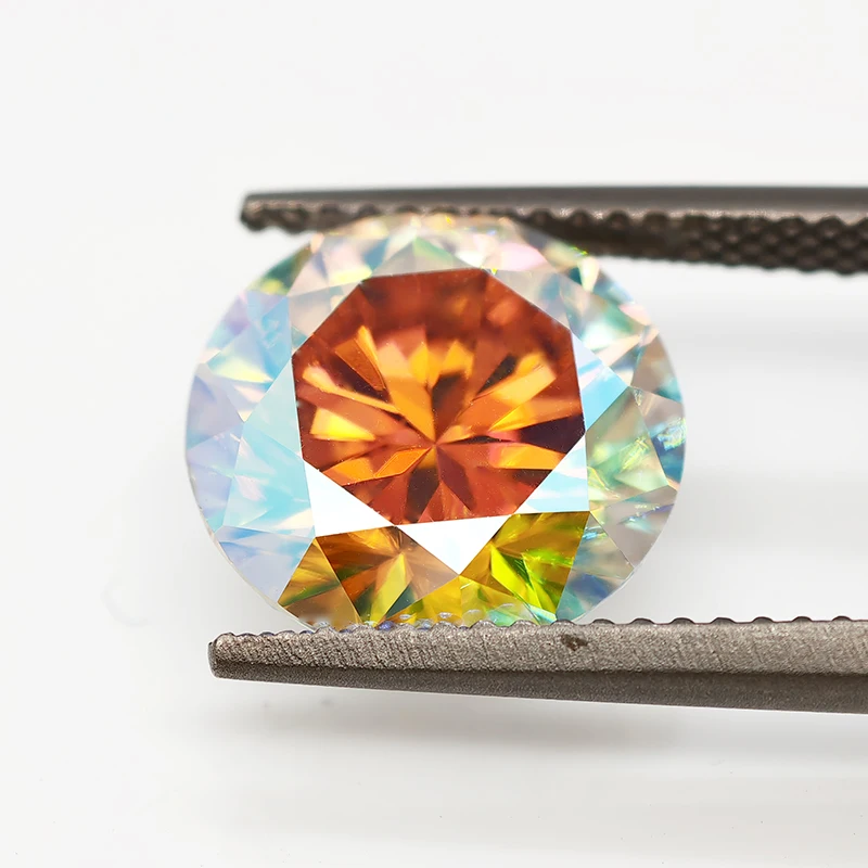 AB Color Round cut Moissanite Stone 3.0-12.0mm Pass Diamond Tester GRA Certificate for Moissanite Main Stone of Jewelry Making
AB Color Round cut Moissanite Stone 3.0-12.0mm Pass Diamond Tester GRA Certificate for Moissanite Main Stone of Jewelry Making