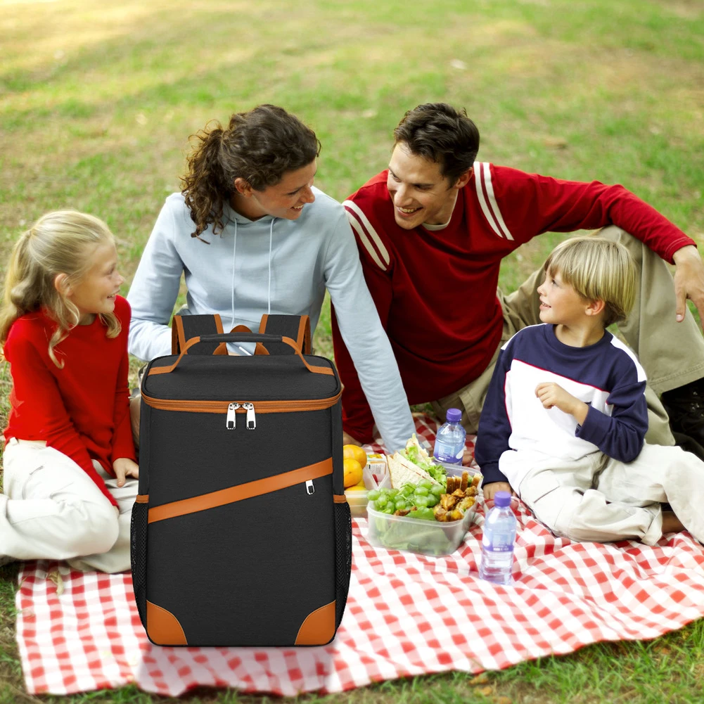 Cooler Backpack Insulated Backpack Large Capacity Lunch Backpack Multiple Pockets Camping Storage Bag for Beach Hiking BBQ
Cooler Backpack Insulated Backpack Large Capacity Lunch Backpack Multiple Pockets Camping Storage Bag for Beach Hiking BBQ