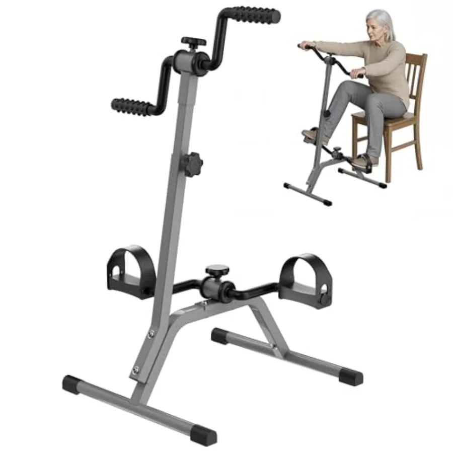 Adjustable Legs Arms Pedal Exerciser Bike for Seniors - Steel Frame, Black, Quiet Magnetic Resistance Compact Foldable Design
Adjustable Legs Arms Pedal Exerciser Bike for Seniors - Steel Frame, Black, Quiet Magnetic Resistance Compact Foldable Design