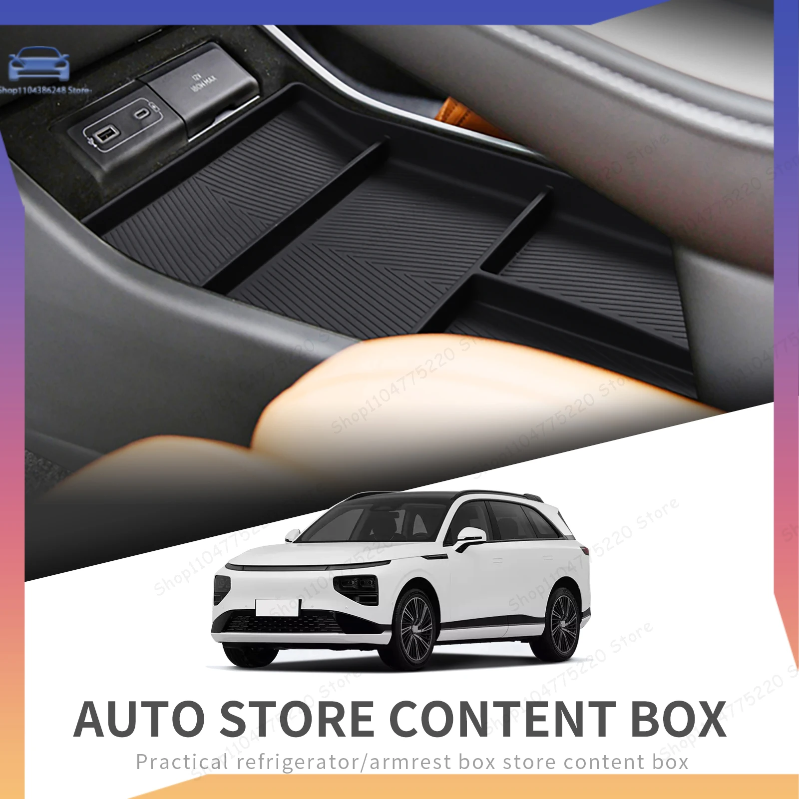 Center Console Storage Box Car Central Lower Layer Tray Silicone Organizer Accessories Tidying For Xpeng G9 2023-2025 2026
Center Console Storage Box Car Central Lower Layer Tray Silicone Organizer Accessories Tidying For Xpeng G9 2023-2025 2026