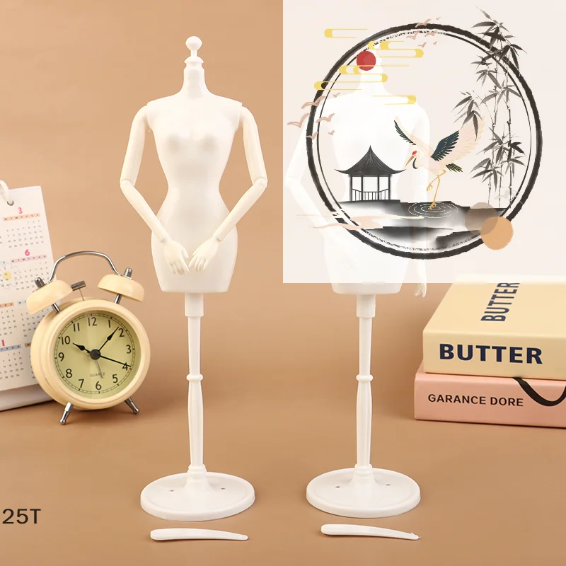 1:6 Doll Mannequin Coat Hanger Dollhouse Doll Skirt Support Wedding Mannequin Stand Humanoid Model Toy Doll Gown Display Form
1:6 Doll Mannequin Coat Hanger Dollhouse Doll Skirt Support Wedding Mannequin Stand Humanoid Model Toy Doll Gown Display Form