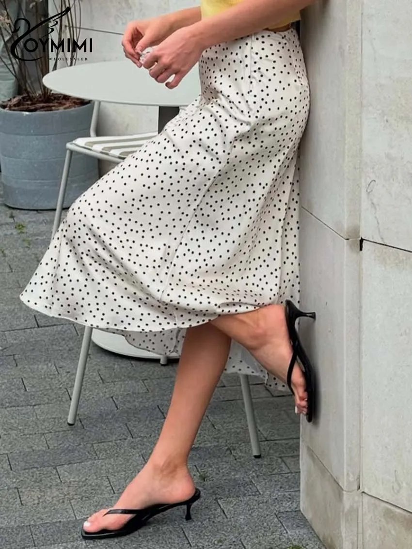 Женская белая юбка миди Oymimi в горошек, весна 2026, с асимметричным подолом, из легкой струящейся ткани, повседневная, для вечеринок, трендовая
Женская белая юбка миди Oymimi в горошек, весна 2026, с асимметричным подолом, из легкой струящейся ткани, повседневная, для вечеринок, трендовая