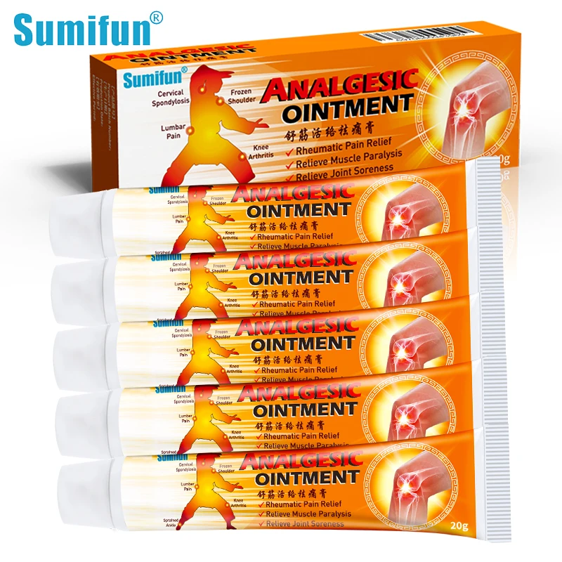 10Pcs Sumifun Analgesic Ointment Back Shoulder Pain Relief Cream Arthritis Hip Joint Treatment Ankle Sciatica Chinese Medicine
10Pcs Sumifun Analgesic Ointment Back Shoulder Pain Relief Cream Arthritis Hip Joint Treatment Ankle Sciatica Chinese Medicine