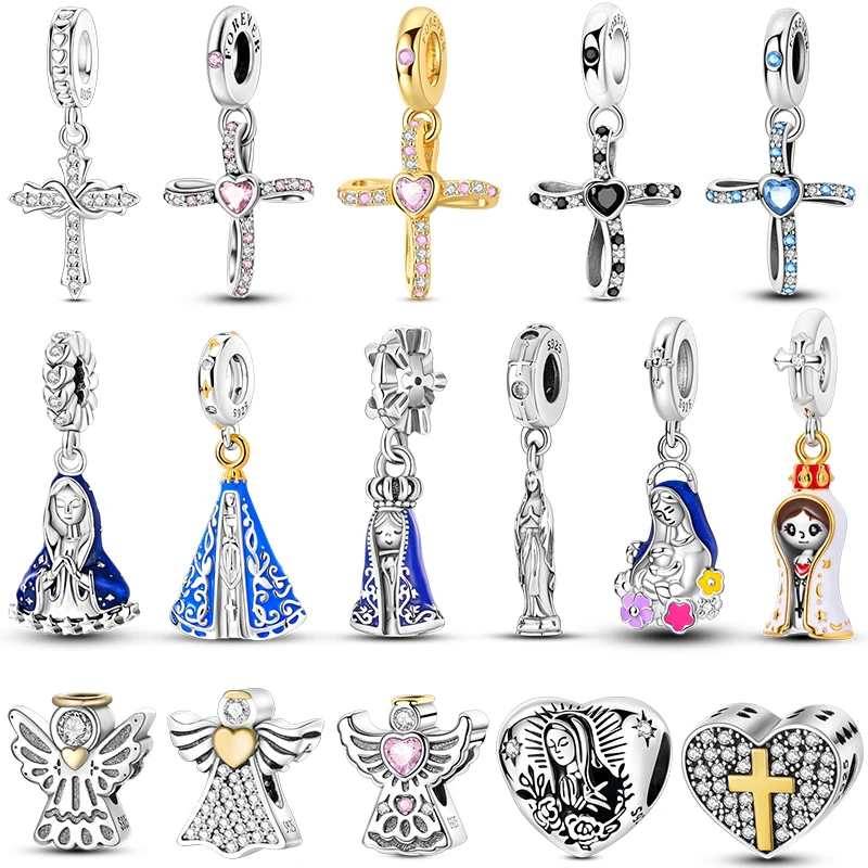 2025 Hot Cross Series Christ Religion Charms Bead 925 Sterling Silver Buddha Fit Bangle Pendant Bracelet Necklace Jewelry Gifts
2025 Hot Cross Series Christ Religion Charms Bead 925 Sterling Silver Buddha Fit Bangle Pendant Bracelet Necklace Jewelry Gifts