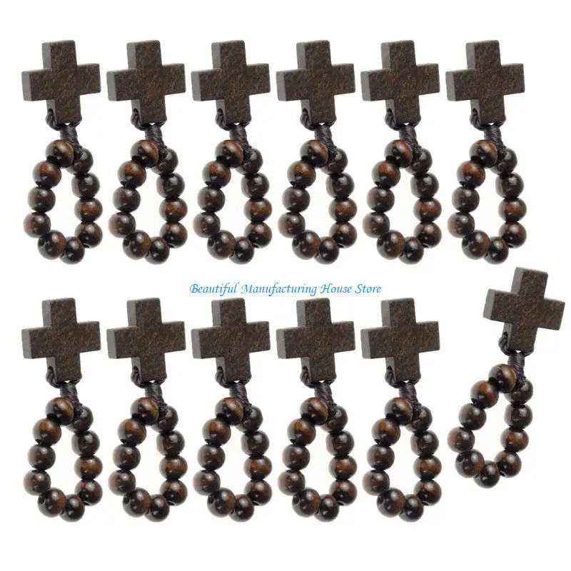 E56A Handcrafted Rosary Bead Finger Bracelet Fashionable Spiritual Crosses Accessory
E56A Handcrafted Rosary Bead Finger Bracelet Fashionable Spiritual Crosses Accessory