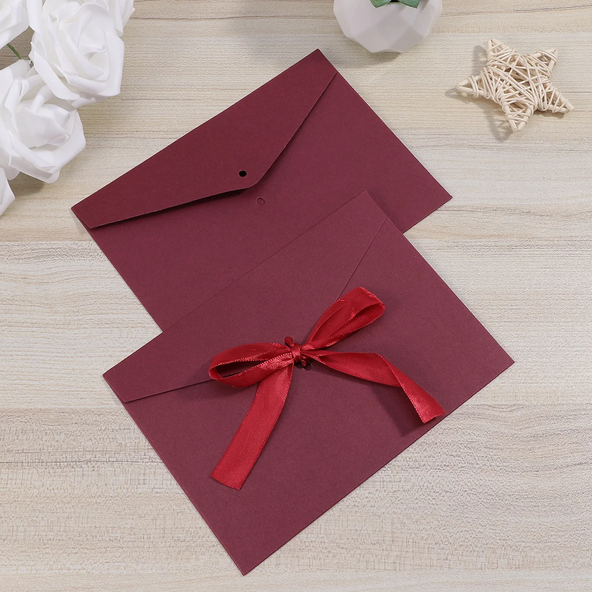10 шт. ретро-конвертов 17,5x12,5 см, темно-красные, с креативным бантом, для свадебных приглашений, дней рождения, фотосессий, писем, однотонные
10 шт. ретро-конвертов 17,5x12,5 см, темно-красные, с креативным бантом, для свадебных приглашений, дней рождения, фотосессий, писем, однотонные