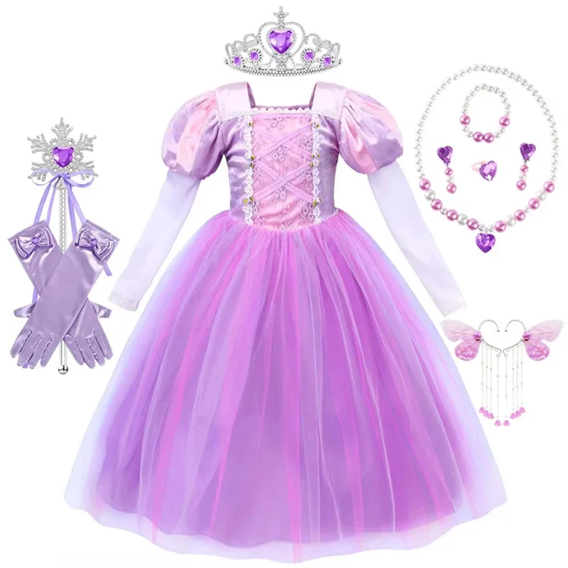 Rapunzel Kids Princess Dress Girls Purple Cosplay Costume Children Birthday Carnival Christmas Party Masquerade Apparel
Rapunzel Kids Princess Dress Girls Purple Cosplay Costume Children Birthday Carnival Christmas Party Masquerade Apparel