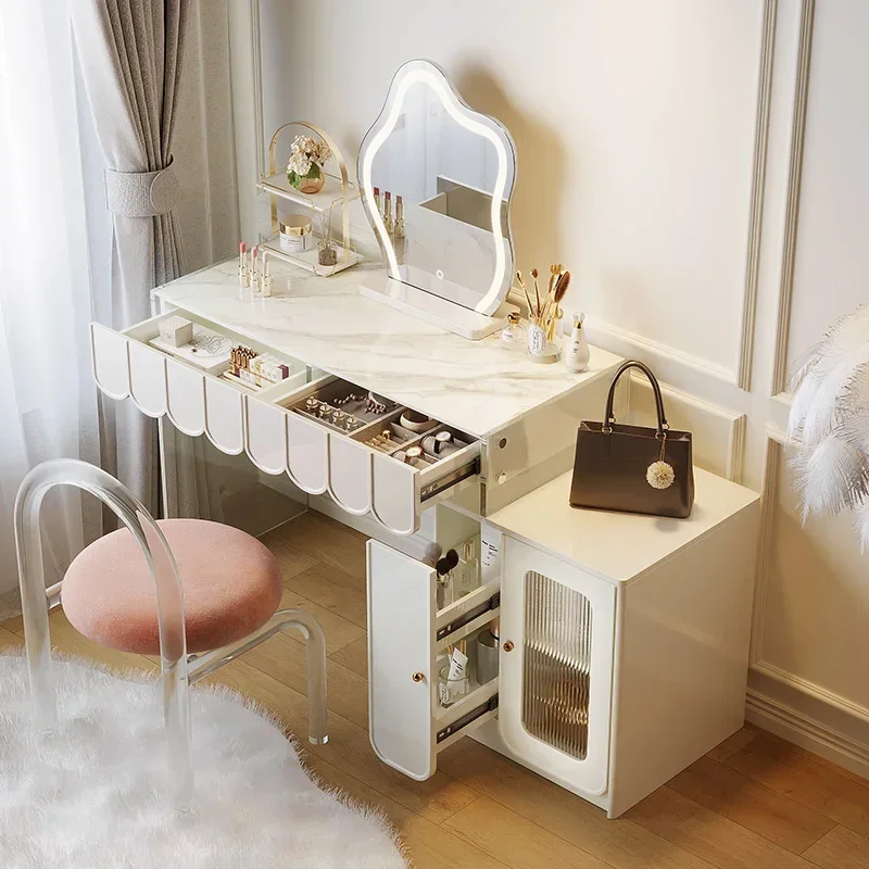 #European Style Small Cosmetics Dresser White Wood Makeup dressing Table With Mirror
#European Style Small Cosmetics Dresser White Wood Makeup dressing Table With Mirror