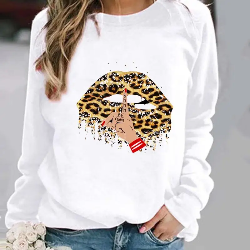 Woman Pullovers Clothing Ladies Spring Autumn Winter Hoodies Leopard Lip 2022 Style Womens Female O-neck Casual Sweatshirts
Woman Pullovers Clothing Ladies Spring Autumn Winter Hoodies Leopard Lip 2022 Style Womens Female O-neck Casual Sweatshirts