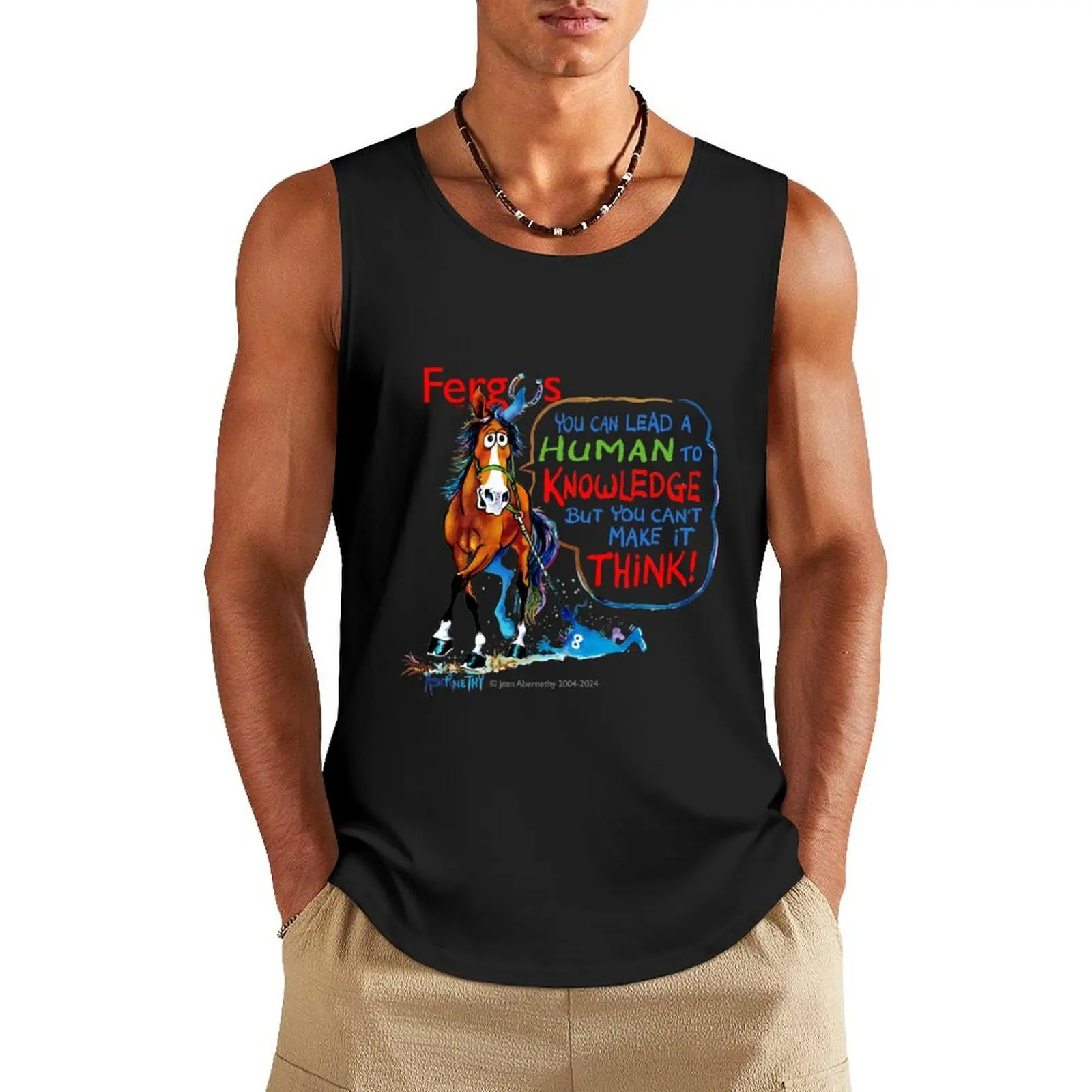 Fergus Lead a Human to Knowledge Tank Top Japanese t-shirt Men's vest Sleeveless men sports suits
Fergus Lead a Human to Knowledge Tank Top Japanese t-shirt Men's vest Sleeveless men sports suits