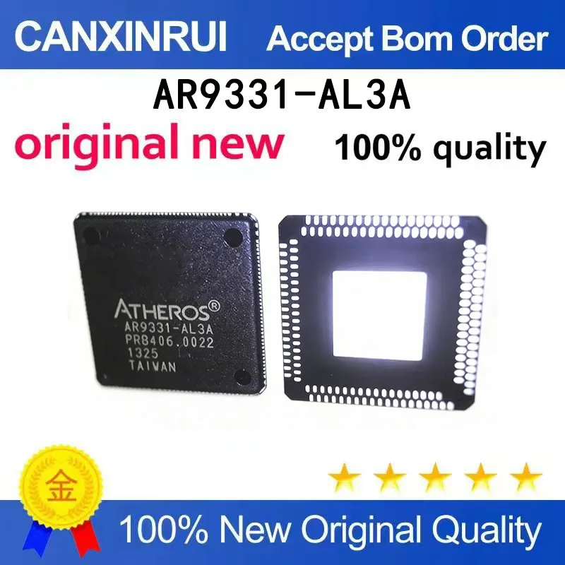 (5-100 PCS) New stock AR9331-AL3A QFN
(5-100 PCS) New stock AR9331-AL3A QFN