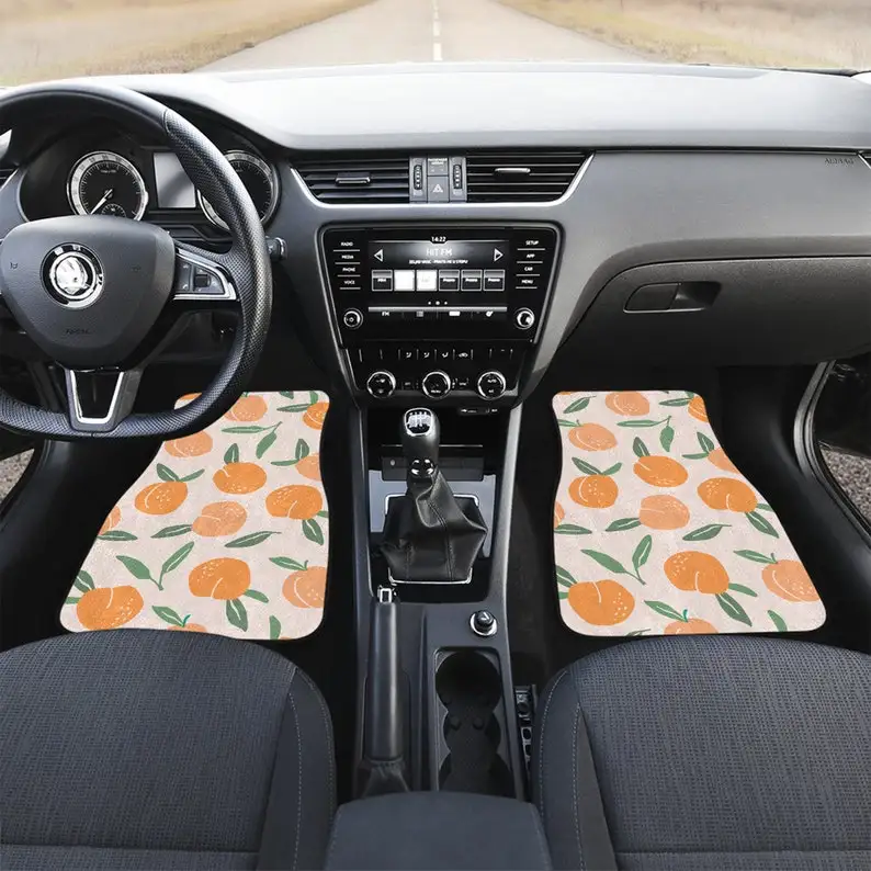 Orange Fruit Car Floor Mats, Peaches Car Mat, Car Accessories Gifts, Stoner Gifts, Retro Car Accessories, Interior Car Decor, Vi
Orange Fruit Car Floor Mats, Peaches Car Mat, Car Accessories Gifts, Stoner Gifts, Retro Car Accessories, Interior Car Decor, Vi