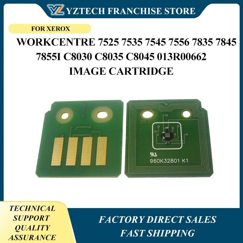 12PCS WC7525 7830 Drum Chip For Xerox WorkCentre 7525 7535 7545 7556 7835 7845 7855i C8030 C8035 C8045 013R00662 Image Cartridge
12PCS WC7525 7830 Drum Chip For Xerox WorkCentre 7525 7535 7545 7556 7835 7845 7855i C8030 C8035 C8045 013R00662 Image Cartridge
