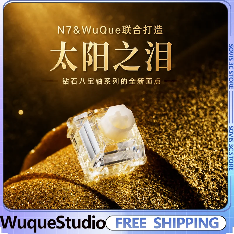 WuqueStudio Tears of the Sun Keyboard Switch 35gf Babao Switch Ambient Lighting Axis Magnetic Keyboard Switches Decoration Gift
WuqueStudio Tears of the Sun Keyboard Switch 35gf Babao Switch Ambient Lighting Axis Magnetic Keyboard Switches Decoration Gift