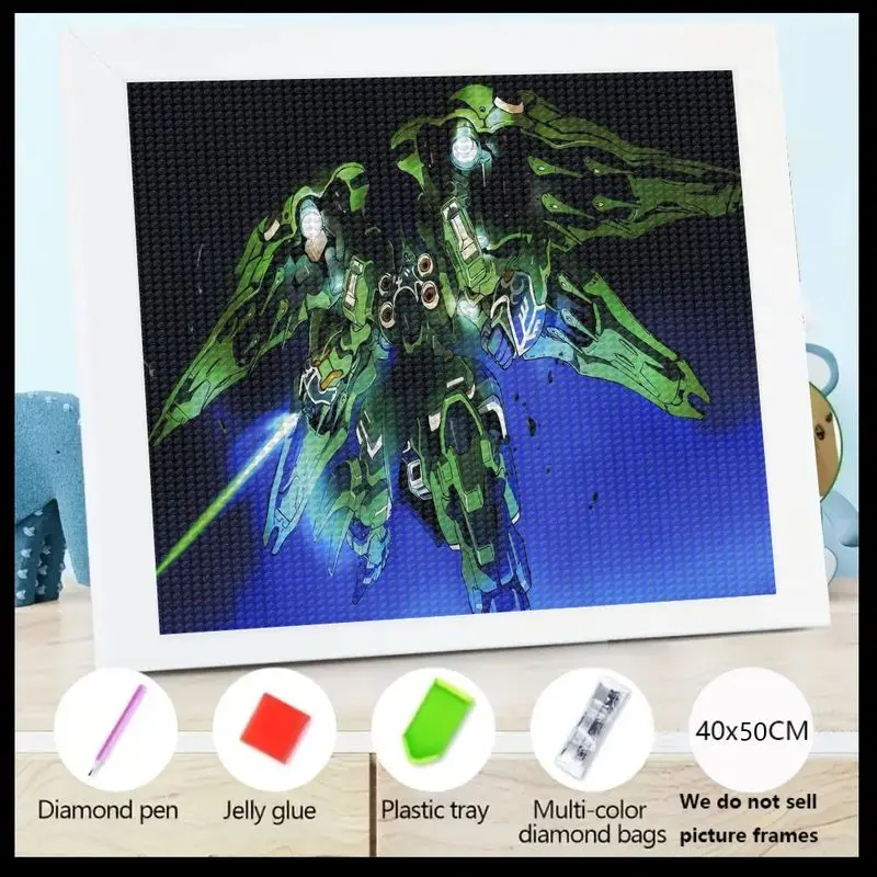 1 шт. 5D набор для алмазной живописи - набор для рукоделия Mecha Robot Art DIY с яркими цветами, полный с алмазной ручкой, клеем, лотком и мульт.
1 шт. 5D набор для алмазной живописи - набор для рукоделия Mecha Robot Art DIY с яркими цветами, полный с алмазной ручкой, клеем, лотком и мульт.