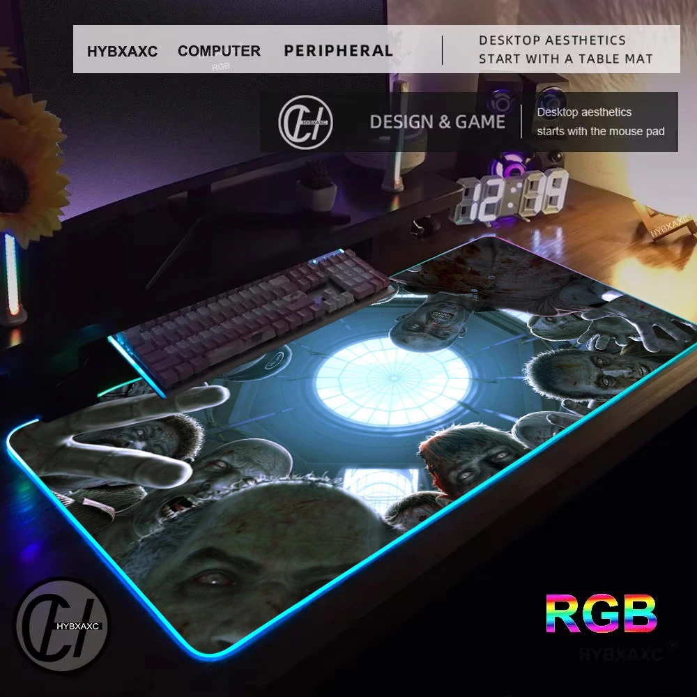 Horror Walking Dead Zombie Mouse Pad RGB Gaming Mouse Pad Desk Mat HD Gamer Large LED Light XXL MousePads PC Computer Carpet
Horror Walking Dead Zombie Mouse Pad RGB Gaming Mouse Pad Desk Mat HD Gamer Large LED Light XXL MousePads PC Computer Carpet