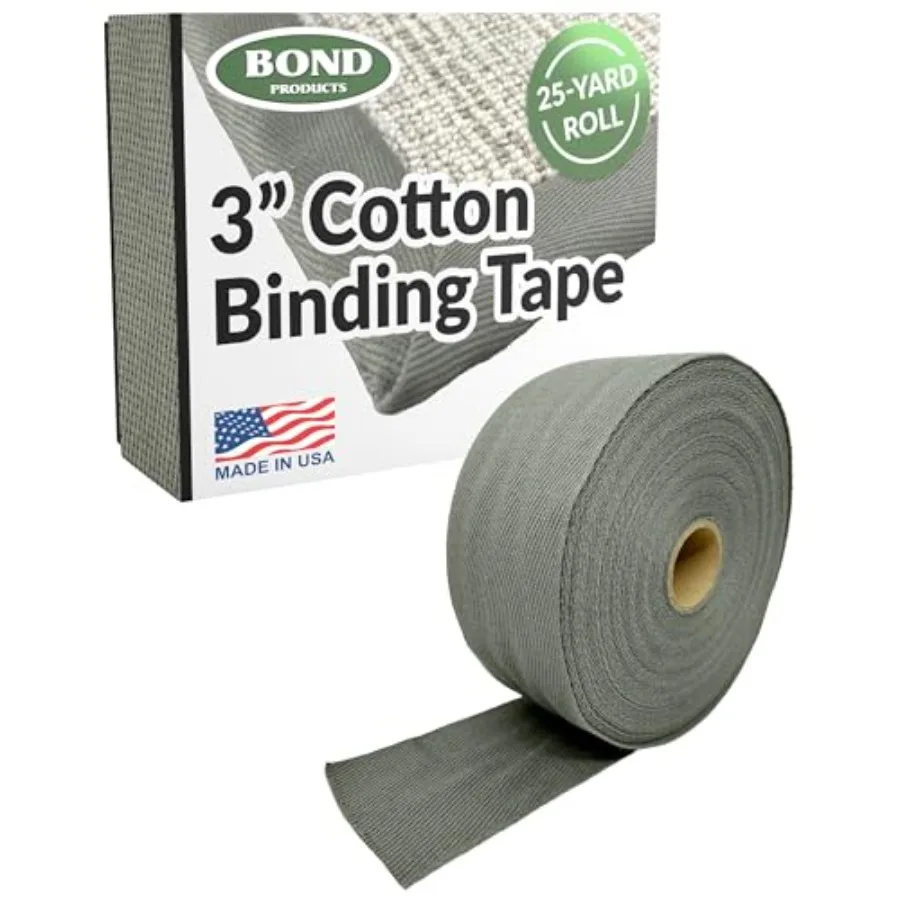 Industrial sewing machine rug edging tape: premium cotton twill 3 width 25-yard grey roll for durable carpet binding area rug f
Industrial sewing machine rug edging tape: premium cotton twill 3 width 25-yard grey roll for durable carpet binding area rug f