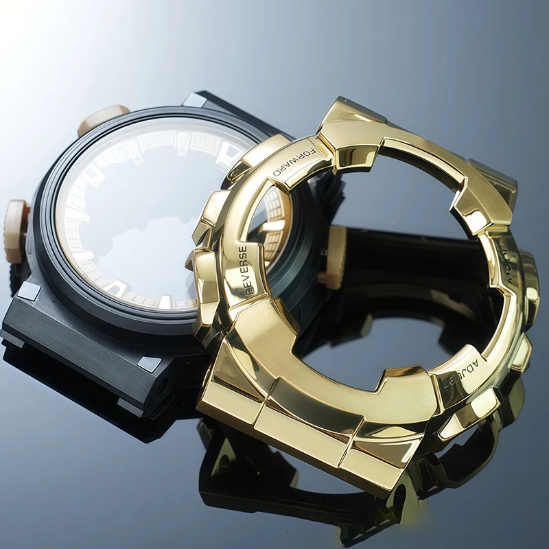 Корпус DIY для часов Casio Small Steel Cannon серии GM-110, модифицированный корпус из нержавеющей стали, аксессуары для корпуса из нержавеющей стали, мужской браслет
Корпус DIY для часов Casio Small Steel Cannon серии GM-110, модифицированный корпус из нержавеющей стали, аксессуары для корпуса из нержавеющей стали, мужской браслет