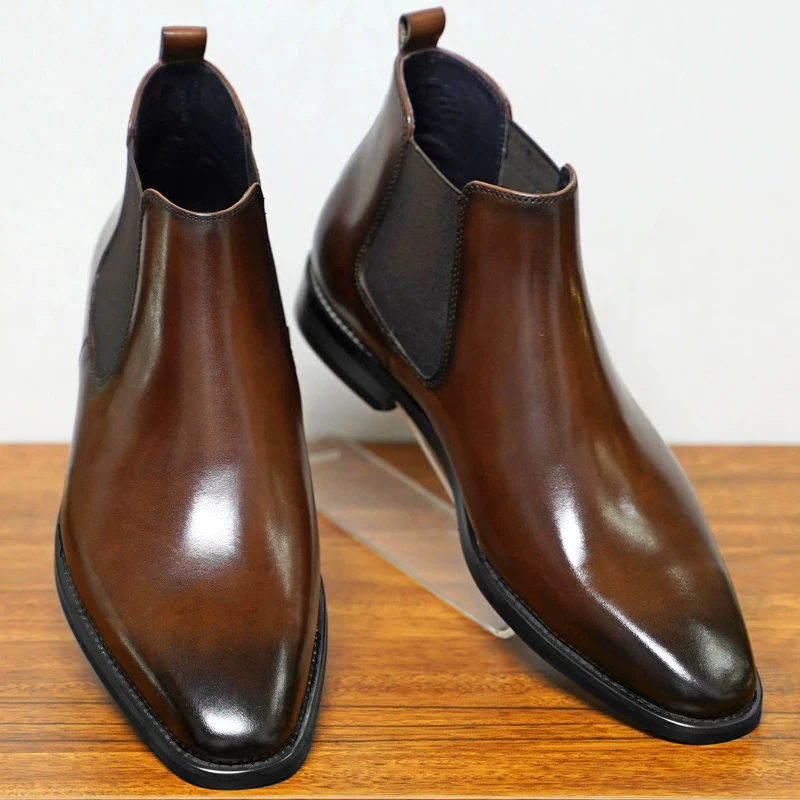 Chelsea boots for Men Vintage handmade leather boots high quality Business Men shoes Men loafers Men's dress shoes plus size 48
Chelsea boots for Men Vintage handmade leather boots high quality Business Men shoes Men loafers Men's dress shoes plus size 48