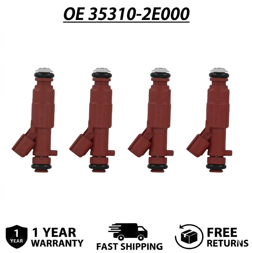 4x Fuel Injectors 35310-2E000 for Hyundai Elantra 1.8L 2011-2016 12-Hole Set
4x Fuel Injectors 35310-2E000 for Hyundai Elantra 1.8L 2011-2016 12-Hole Set