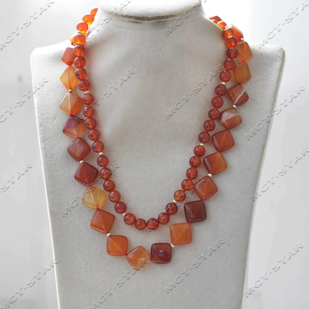 MTC·STAR 2row 19"16mm Natural Dream Red Square Coin Round Agate Necklace Custom Jewelry(Z13899 )
MTC·STAR 2row 19"16mm Natural Dream Red Square Coin Round Agate Necklace Custom Jewelry(Z13899 )