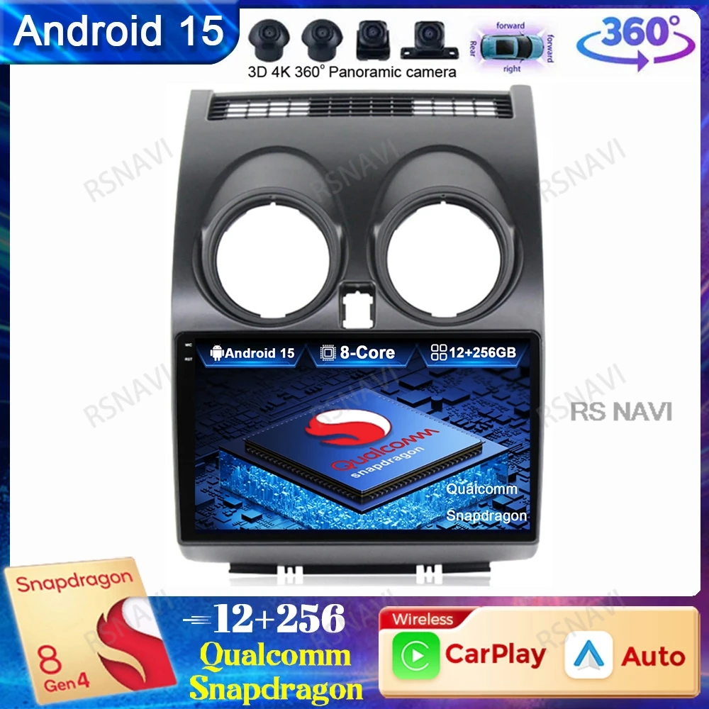 Android 15 Car Radio For Nissan Qashqai J10 2006 -2010 2011 2012 2013 4G LTE BT GPS Head Unit Qualcomm Viedo Player Autoradio
Android 15 Car Radio For Nissan Qashqai J10 2006 -2010 2011 2012 2013 4G LTE BT GPS Head Unit Qualcomm Viedo Player Autoradio
