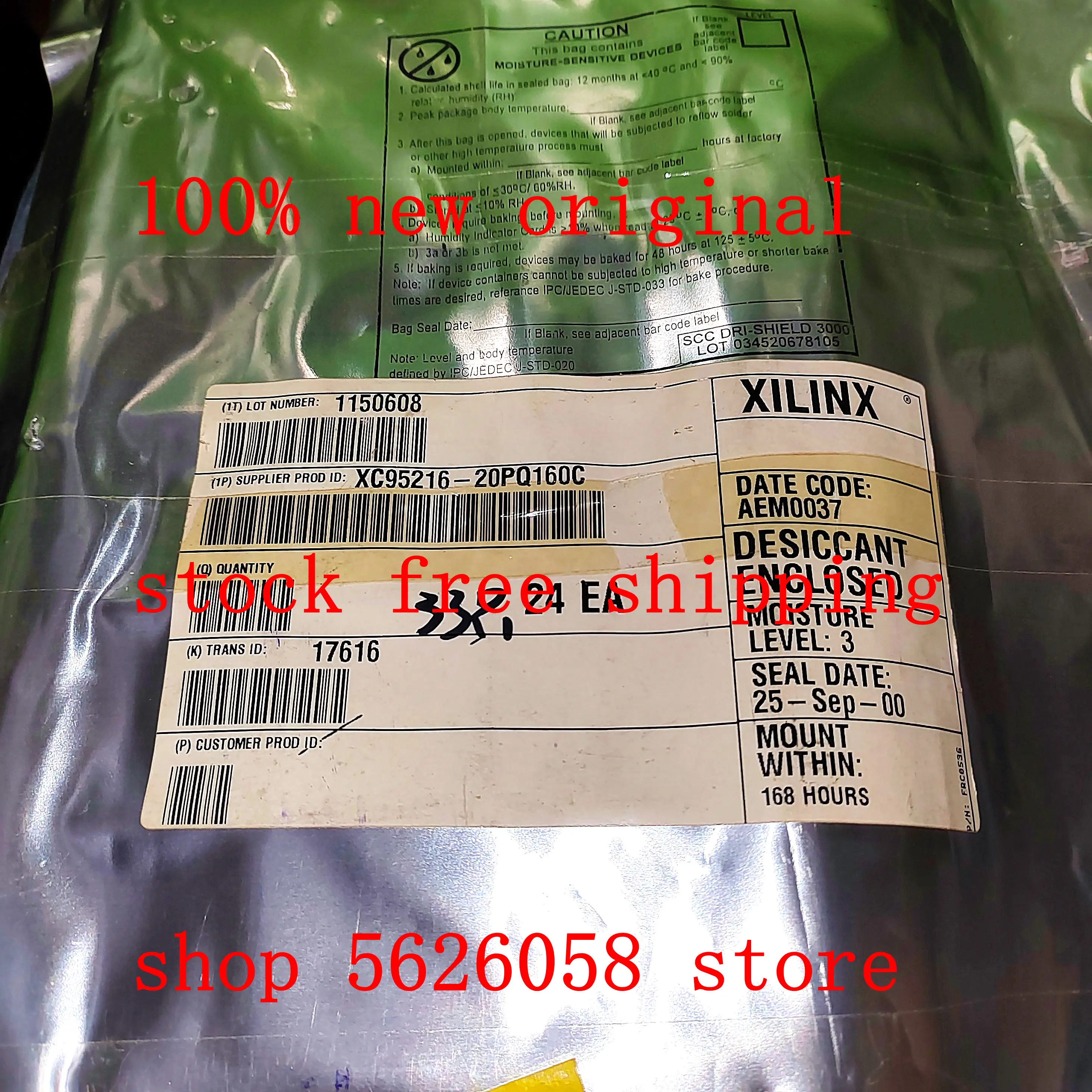 1 шт./лот XC95216-20PQ160C XC95216 20PQ160C QFP160 XCR3128XL-7CS144C XCR3128XL 7CS144C QFP144 100%, новинка, оригинал, бесплатная доставка
1 шт./лот XC95216-20PQ160C XC95216 20PQ160C QFP160 XCR3128XL-7CS144C XCR3128XL 7CS144C QFP144 100%, новинка, оригинал, бесплатная доставка
