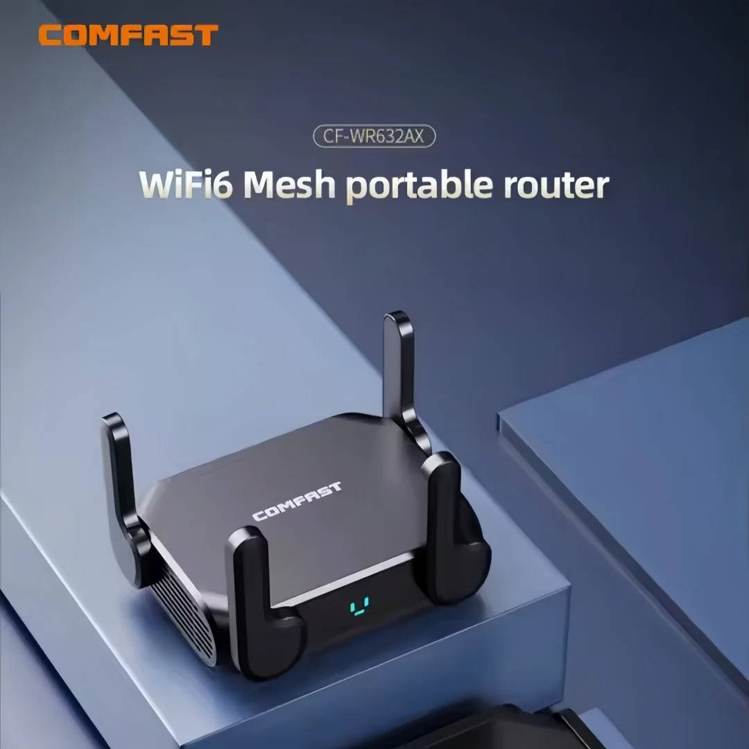 COMFAST AX3000 MESH WiFi6 Gigabit Wireless Router 2.4GHz 5.8GHz 2400Mbs 4G 5GUSB 3.0 2.5 network port Dual Band Router
COMFAST AX3000 MESH WiFi6 Gigabit Wireless Router 2.4GHz 5.8GHz 2400Mbs 4G 5GUSB 3.0 2.5 network port Dual Band Router