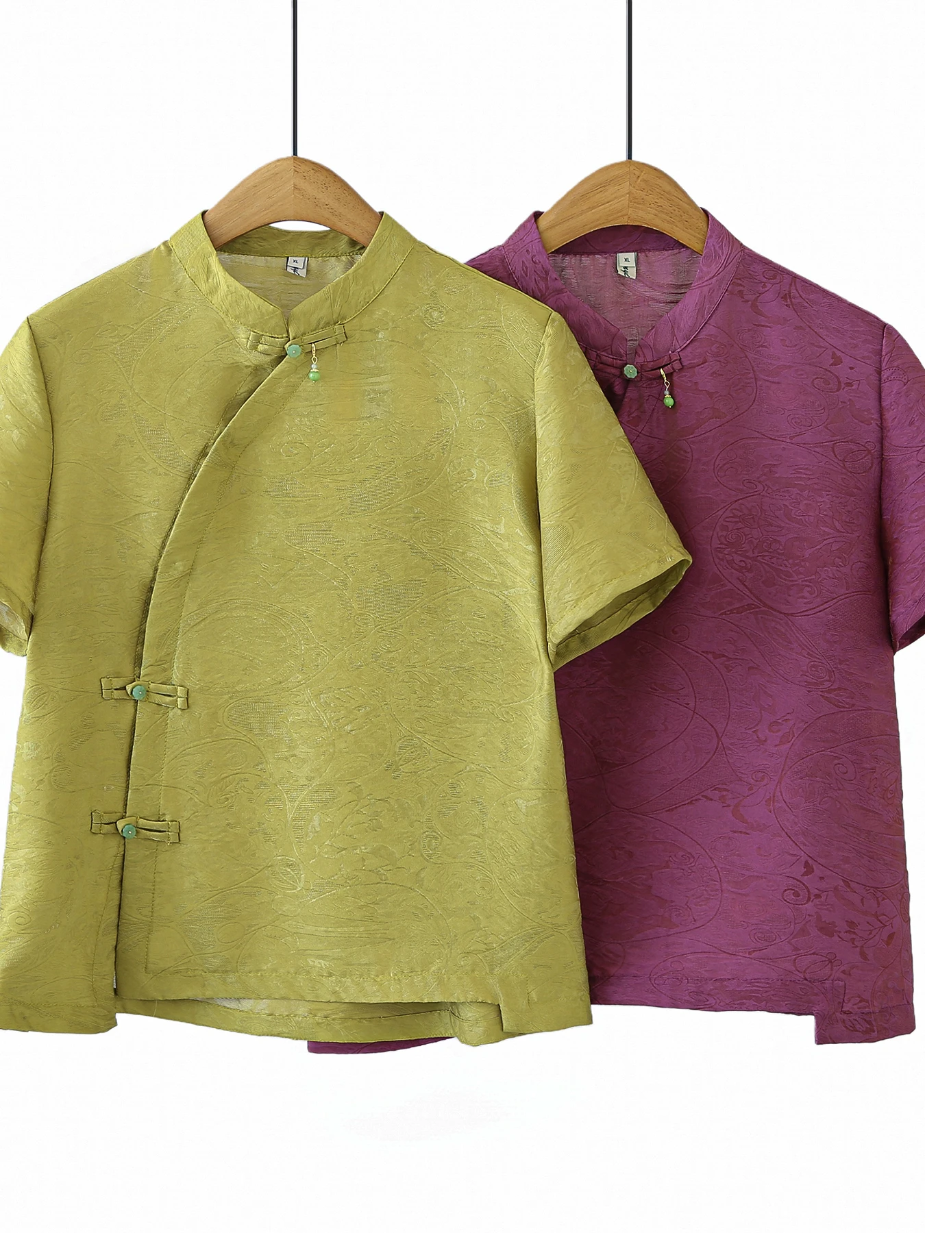 New 2026 Chinese Style Women's Short Sleeve Shirt Stand Collar Embroidered Button Regular Fit Summer Large Size Top
New 2026 Chinese Style Women's Short Sleeve Shirt Stand Collar Embroidered Button Regular Fit Summer Large Size Top