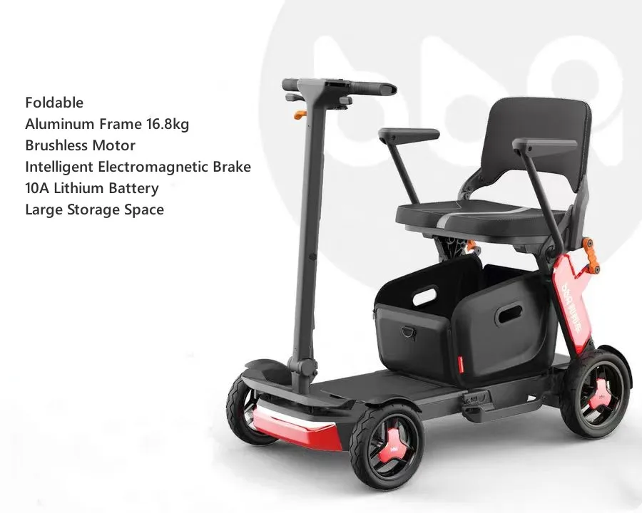 2026 NEW Ultralight Intelligent Travel Electric Scooter Lithium Battery Airplane Lightweight 4 Wheels Foldable Mobility Scooter
2026 NEW Ultralight Intelligent Travel Electric Scooter Lithium Battery Airplane Lightweight 4 Wheels Foldable Mobility Scooter