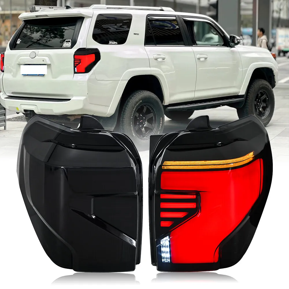 1 пара светодиодных задних фонарей для Toyota 4Runner 2010-2022, задний фонарь в сборе, последовательные аксессуары для автомобильных фар 
1 пара светодиодных задних фонарей для Toyota 4Runner 2010-2022, задний фонарь в сборе, последовательные аксессуары для автомобильных фар