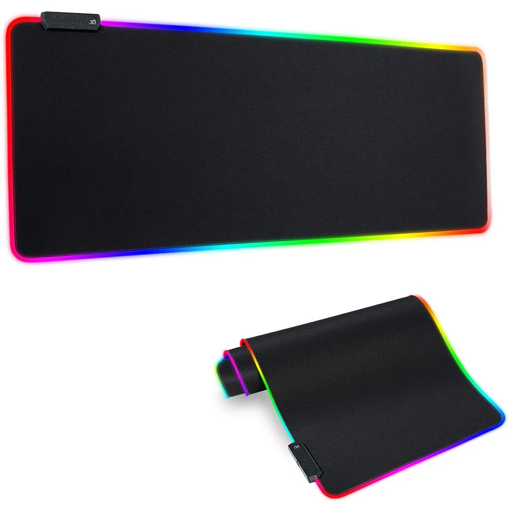 RGB Gaming Mouse Mat Pad - Large Extended Led Mousepad With 14 Lighting Modes , Anti-Slip Rubber Base Mouse Mat For Gamer
RGB Gaming Mouse Mat Pad - Large Extended Led Mousepad With 14 Lighting Modes , Anti-Slip Rubber Base Mouse Mat For Gamer