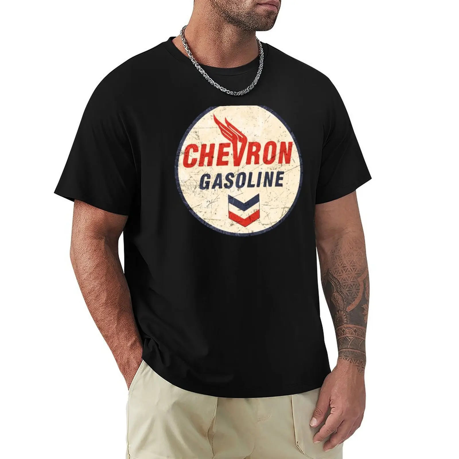 Vintage Gasoline Station Chevron T-Shirt cotton graphic tees customizeds black t shirts for men
Vintage Gasoline Station Chevron T-Shirt cotton graphic tees customizeds black t shirts for men
