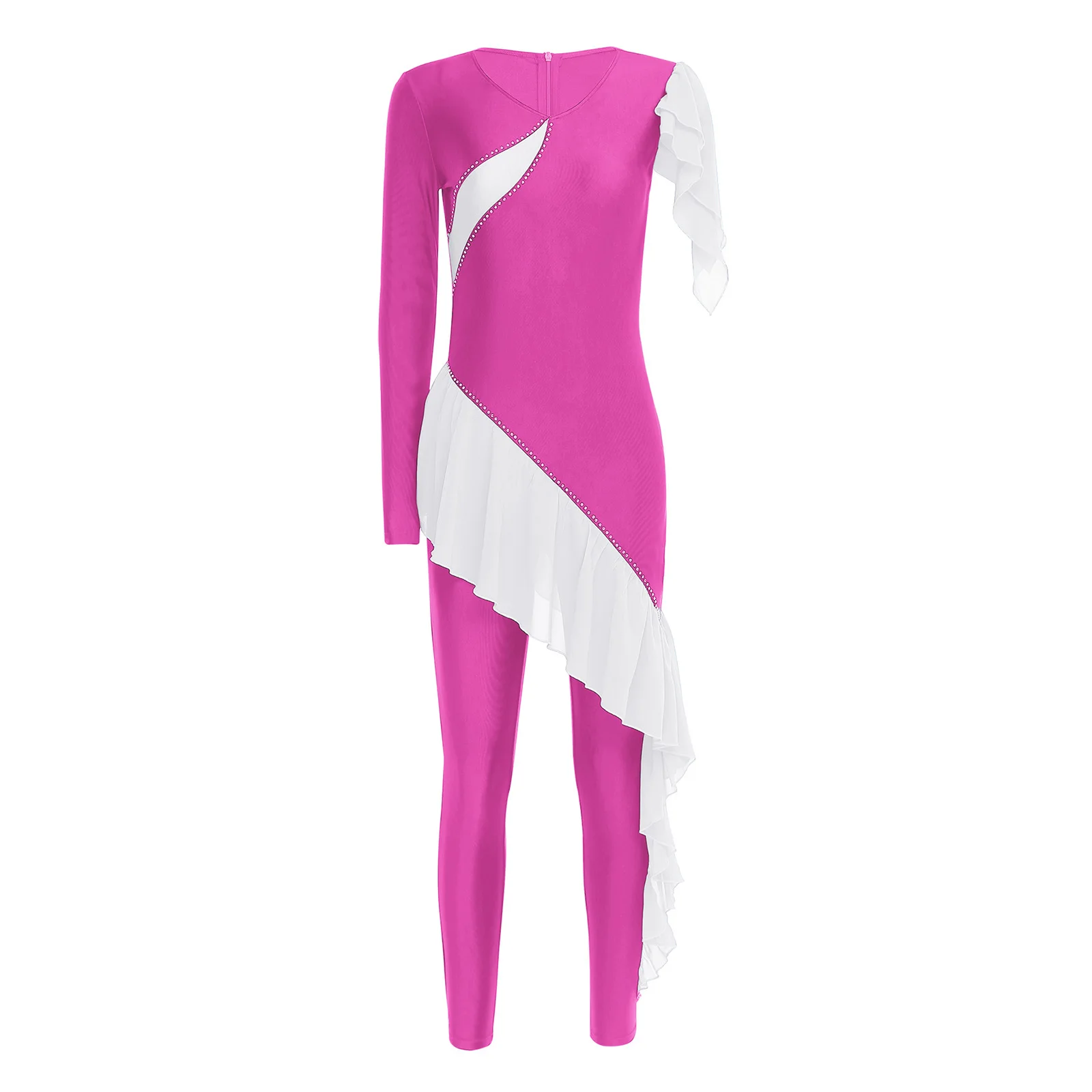 Womens Lyrical Modern Dance Jumpsuit Stage Dance Performance Competition Costume Gymnastics Yoga Bodysuit Latin Dancewear
Womens Lyrical Modern Dance Jumpsuit Stage Dance Performance Competition Costume Gymnastics Yoga Bodysuit Latin Dancewear