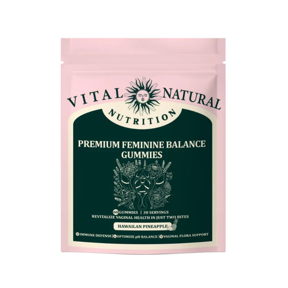 60 Pcs Vital Source Feminine Balance Gummies Support Women's Health Wellness Ideal for Promoting Overall Wellbeing in Females
60 Pcs Vital Source Feminine Balance Gummies Support Women's Health Wellness Ideal for Promoting Overall Wellbeing in Females