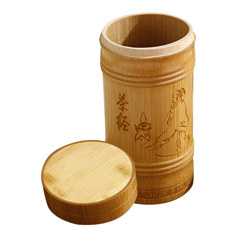 Tea Storage Jars Containers for Loose Sealed Round Tank Pot Canister Kitchen Canisters Bamboo Coffee
Tea Storage Jars Containers for Loose Sealed Round Tank Pot Canister Kitchen Canisters Bamboo Coffee
