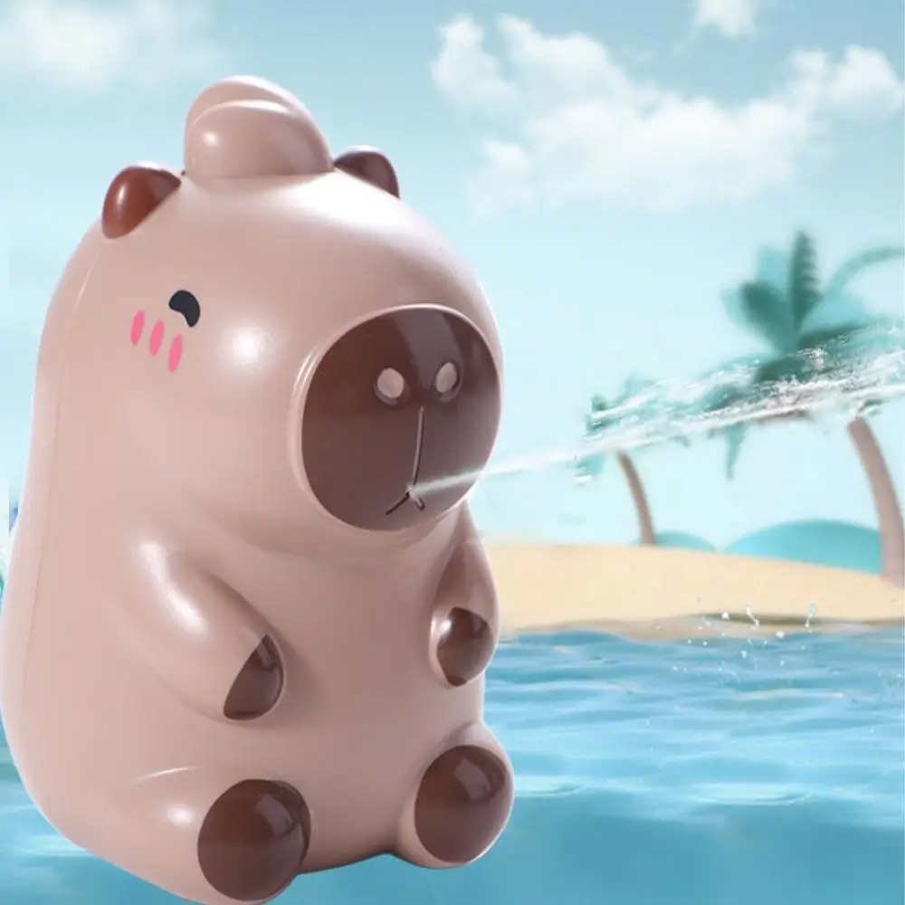 Cartoon Animal Capybara Water Squirt Toy Long Range Press Type Mini Water Toy Small Lovely Water Fighting Toys Outdoor Game
Cartoon Animal Capybara Water Squirt Toy Long Range Press Type Mini Water Toy Small Lovely Water Fighting Toys Outdoor Game