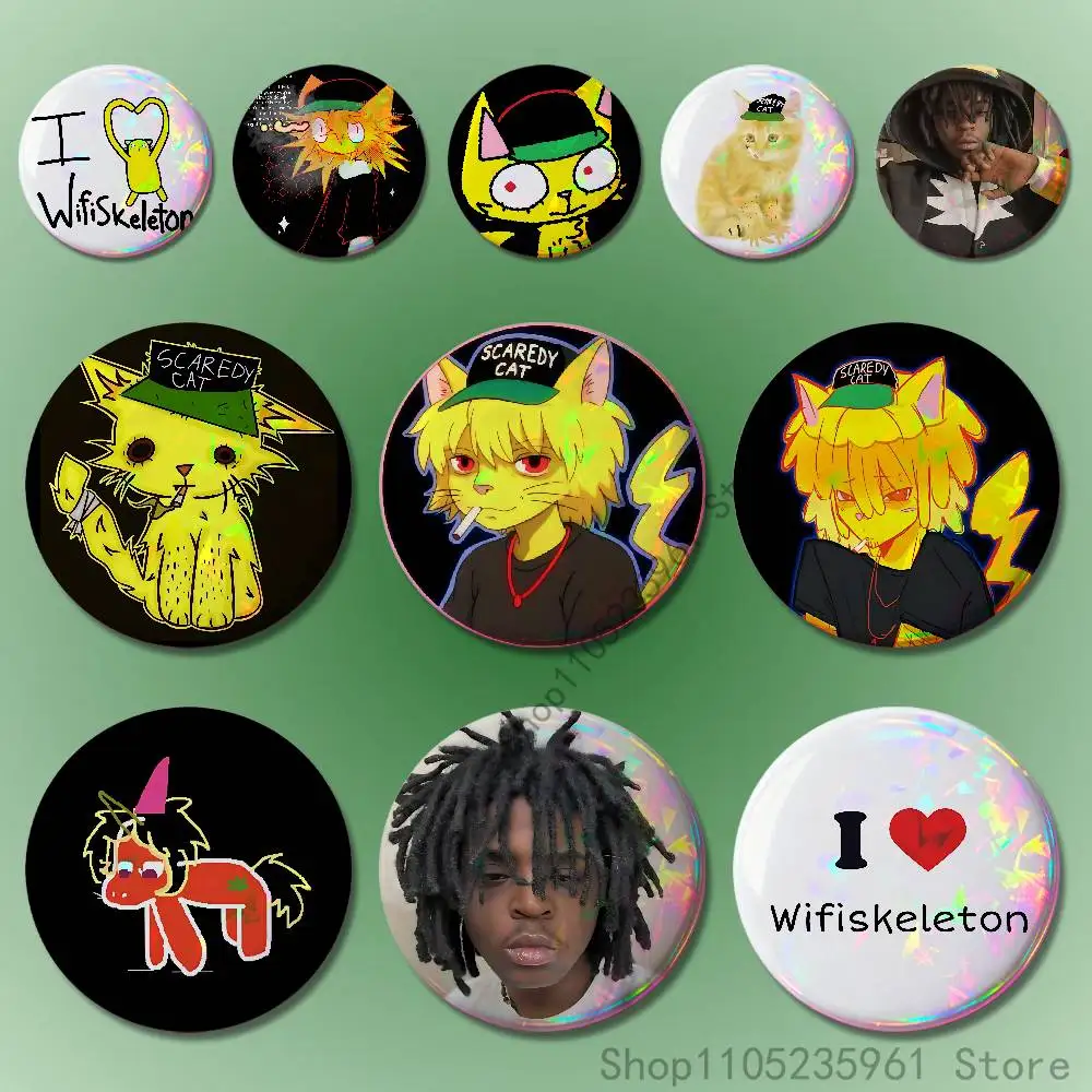 Suburban Daredevil W-Wifiskeleton Badges 25 32 44 58 75 mm Round Cosplay Pin Fans Collect Friends Gifts Brooch Souvenir Custom
Suburban Daredevil W-Wifiskeleton Badges 25 32 44 58 75 mm Round Cosplay Pin Fans Collect Friends Gifts Brooch Souvenir Custom