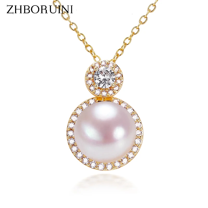 ZHBORUIN Princess Style Pearl Necklace Real Freshwater Pearl AAA Zircon Trendy Exquisite 14K Gold Plated Pendant Jewelry Gift
ZHBORUIN Princess Style Pearl Necklace Real Freshwater Pearl AAA Zircon Trendy Exquisite 14K Gold Plated Pendant Jewelry Gift